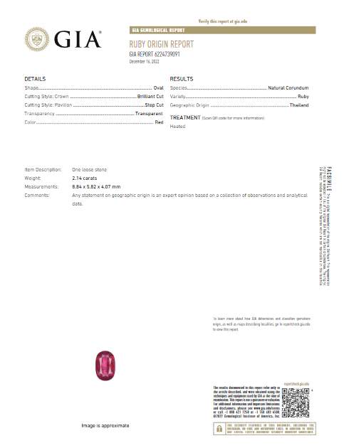 14kt Rose Gold Oval Ruby and Diamond Ring