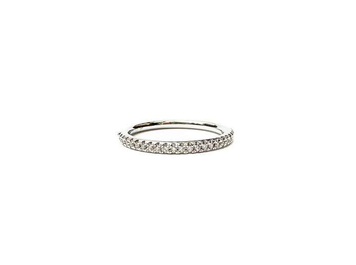 14kt White Gold Diamond Wedding Band