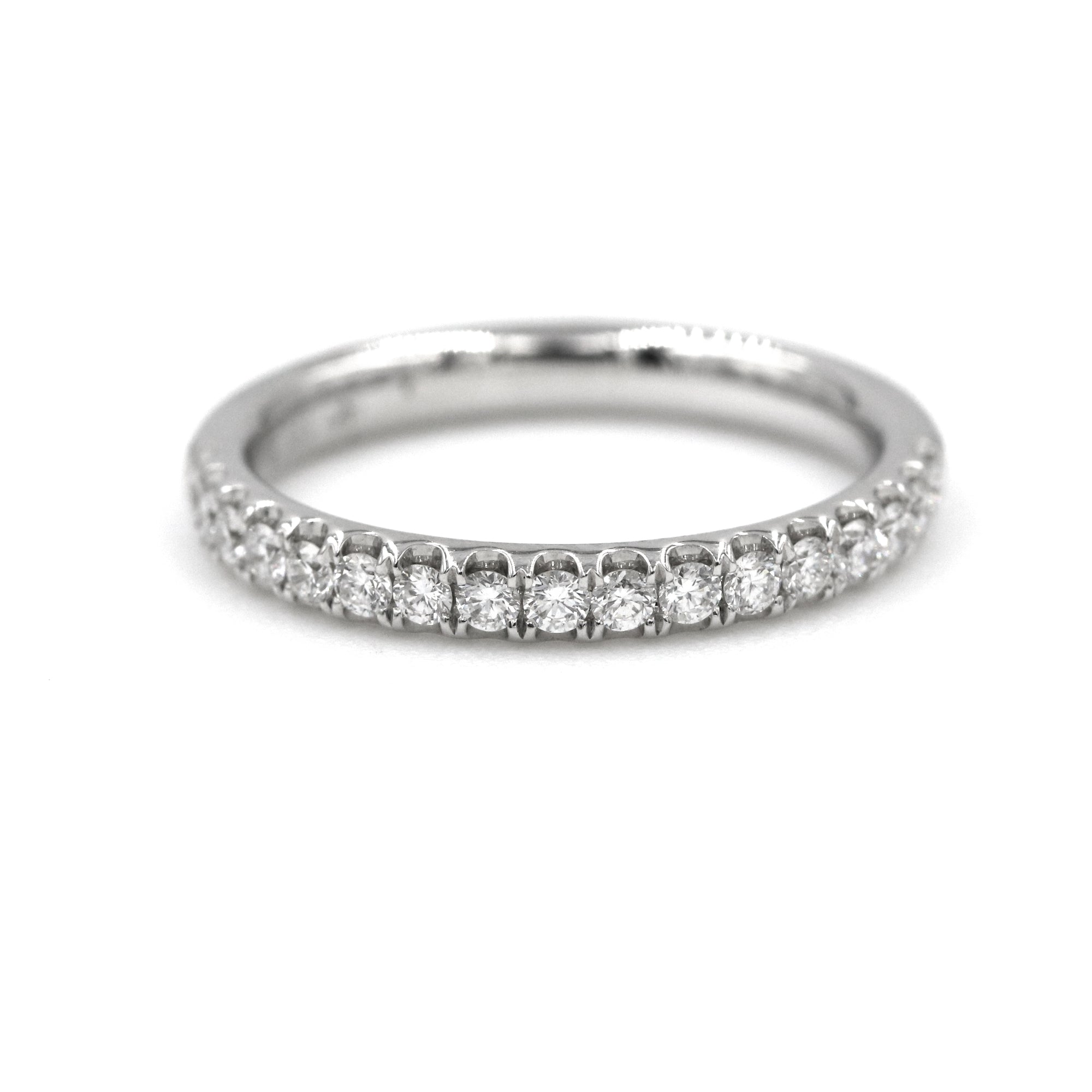 14kt White Gold Diamond Wedding Band