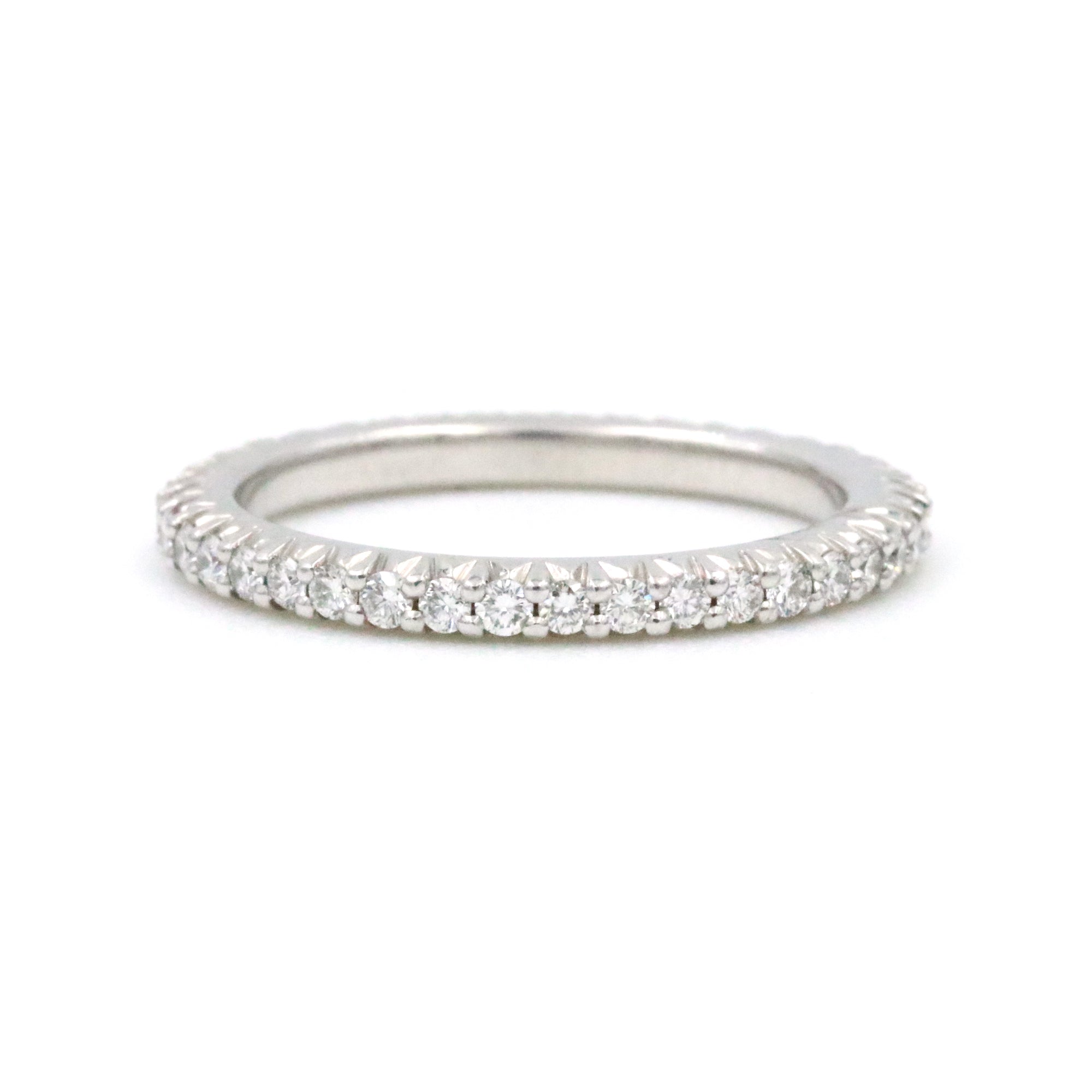 14K White Gold Ritani Diamond Eternity Band