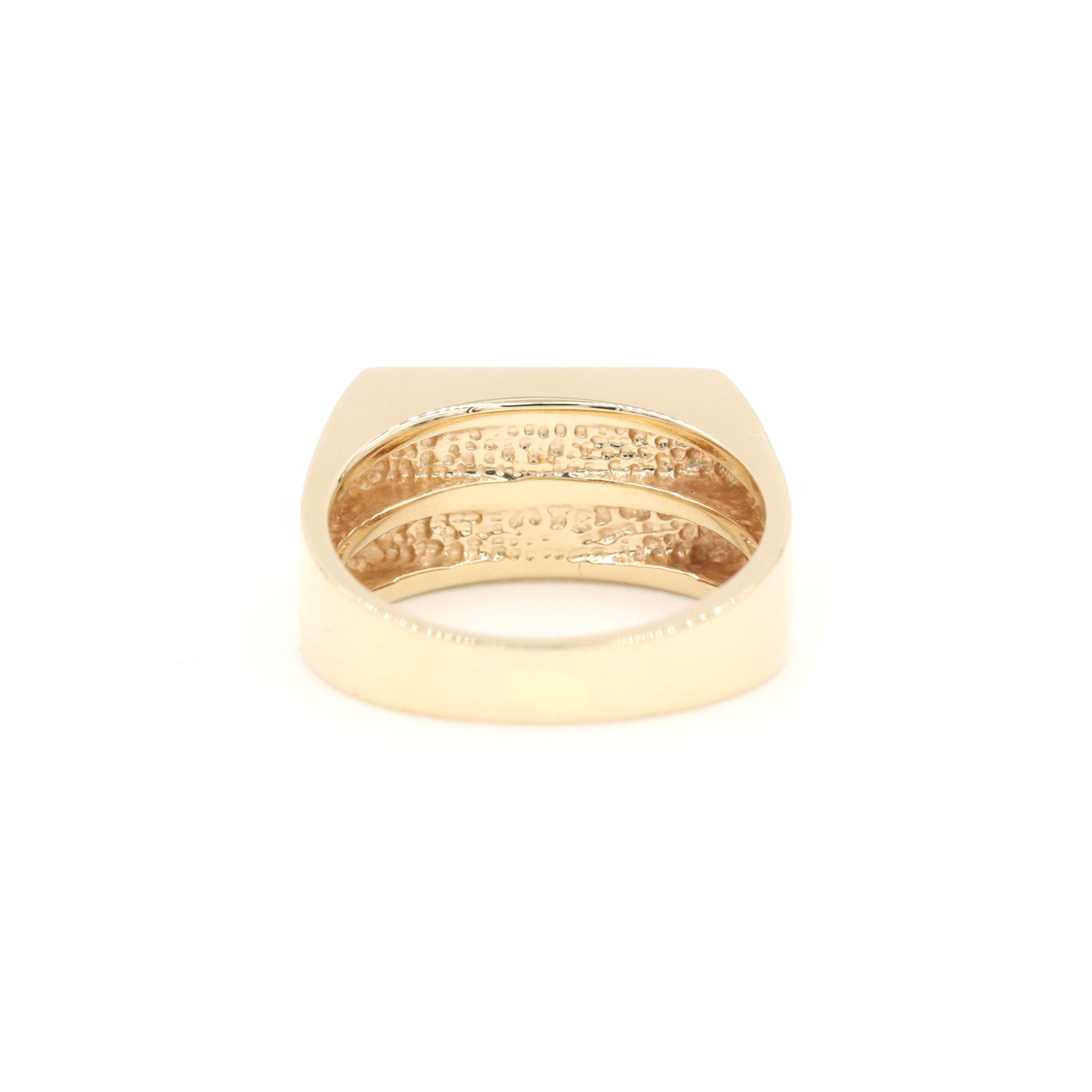 14K Yellow Gold Princess Cut Diamond Ring