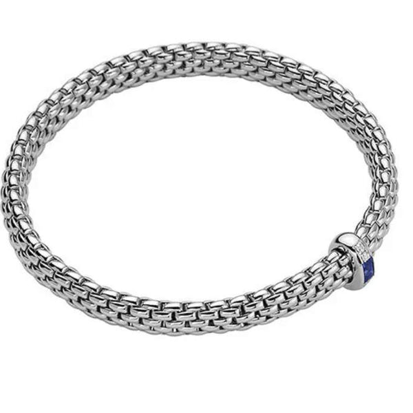 Fope Flex'It Vendôme Sapphire and Diamond Bracelet