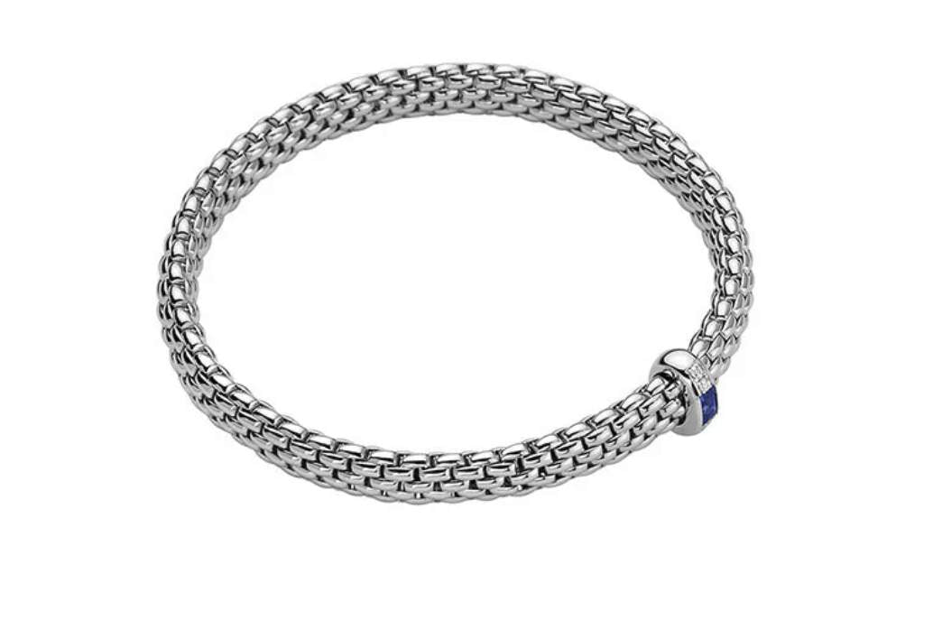 Fope Flex'It Vendôme Sapphire and Diamond Bracelet