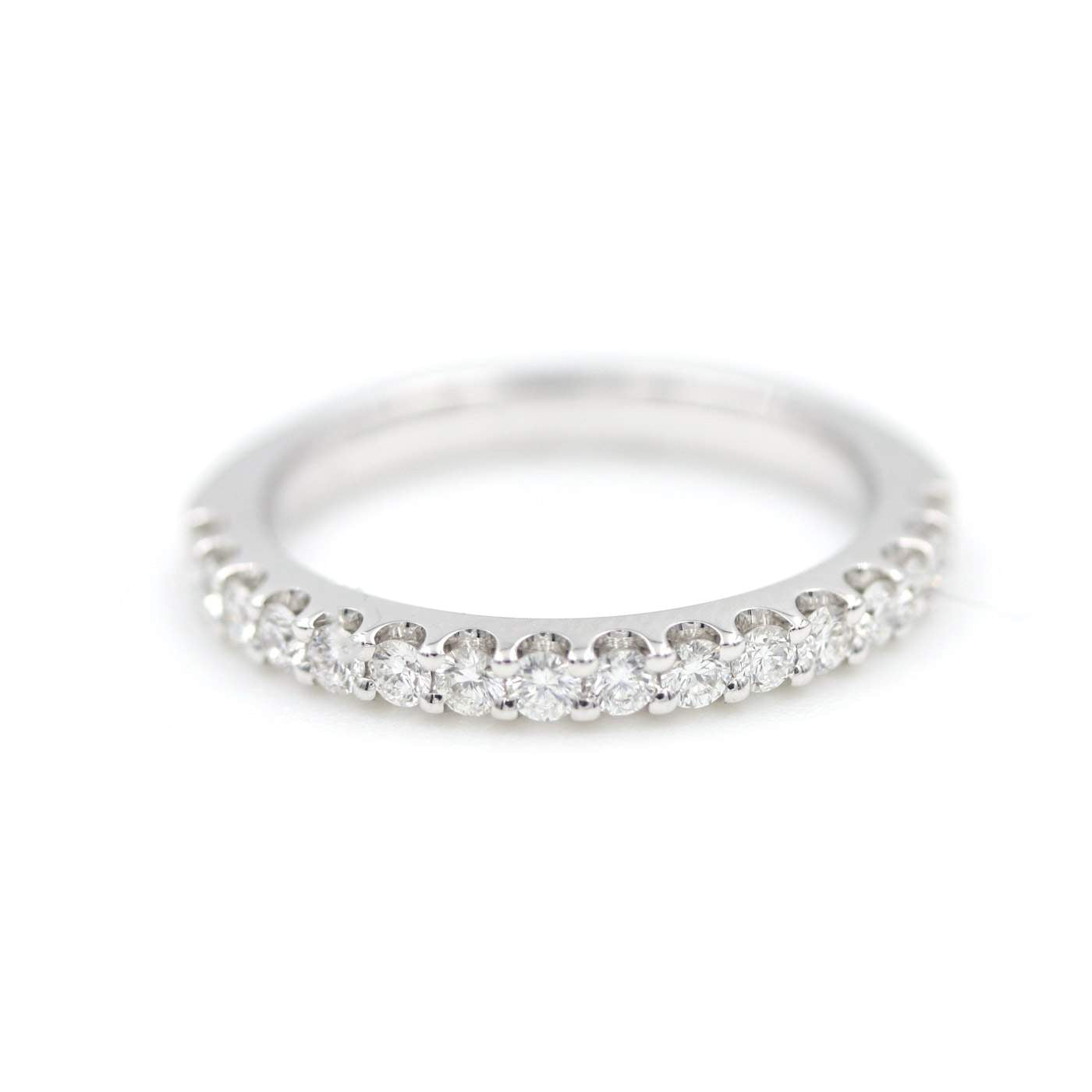 14K WG Halfway Around ~.50Ctw Diamond Band Provident Jewelery