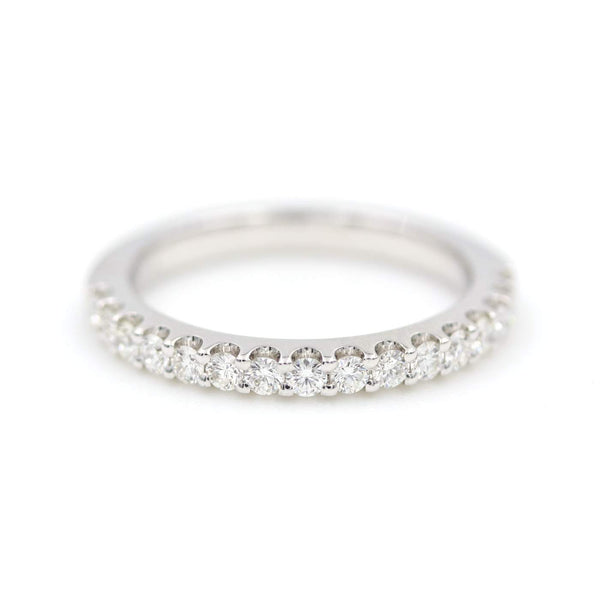 Armadani 14K White Gold Diamond Wedding Band