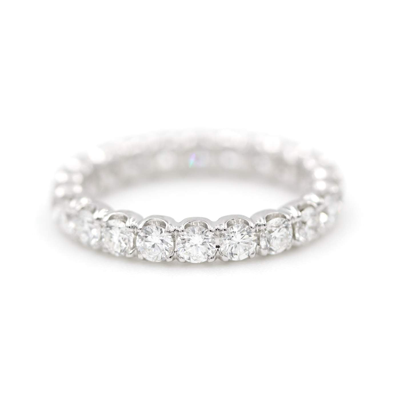 18K White Gold Diamond Eternity Band
