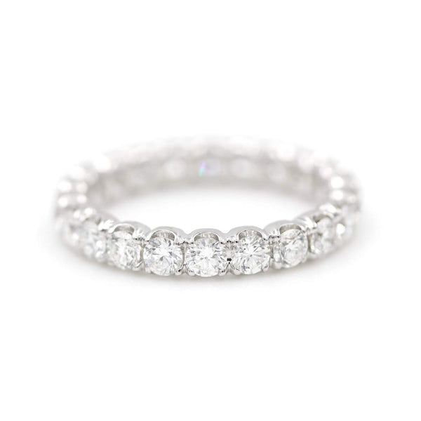 18K White Gold Diamond Eternity Band