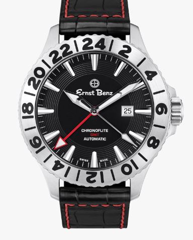 Ernst Benz ChronoFlite GMT 47mm Stainless Steel Watch