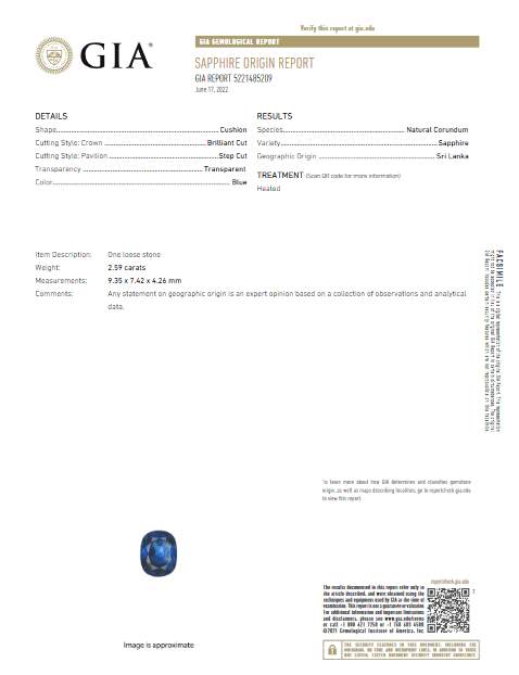 18K Yellow Gold Cushion Cut Sapphire & Diamond Halo Earrings