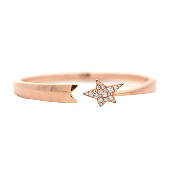 "Hearts On Fire" 18K Rose Gold ILLA Cosmic Bracelet 23 Diamonds ~0.38ctw Provident Jewelery