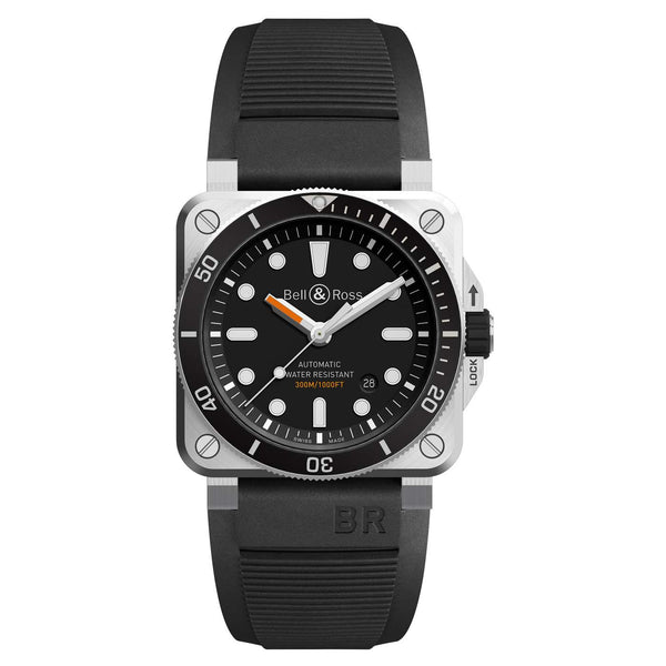 Bell & Ross BR 03-92 Diver Black Steel 42mm Automatic Watch