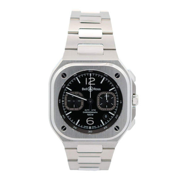 Bell & Ross BR-05 Chrono Black Steel 42mm Automatic Watch