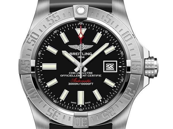 Breitling Avenger II Sea Wolf Steel Case And Rubber Strap Automatic 45mm Case Box And Papers A1733110//1605834