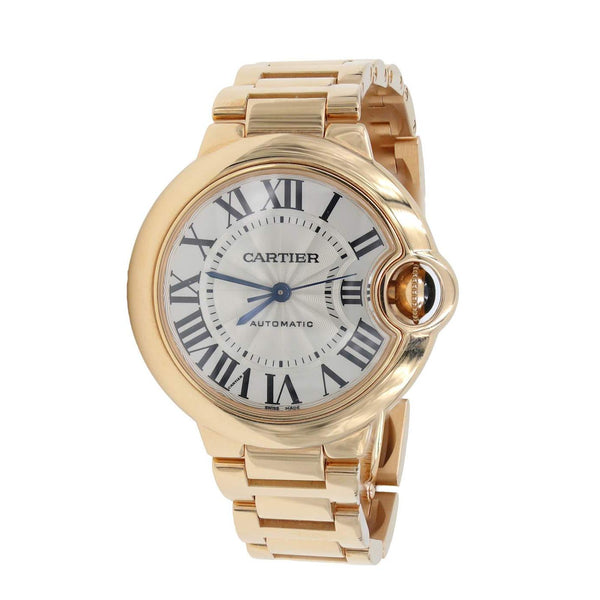 Pre Owned, Cartier Ballon Bleu de Cartier Watch 33mm 18K Pink Gold /18K Pink Gold Bracelet With Automatic Movement Provident Jewelery