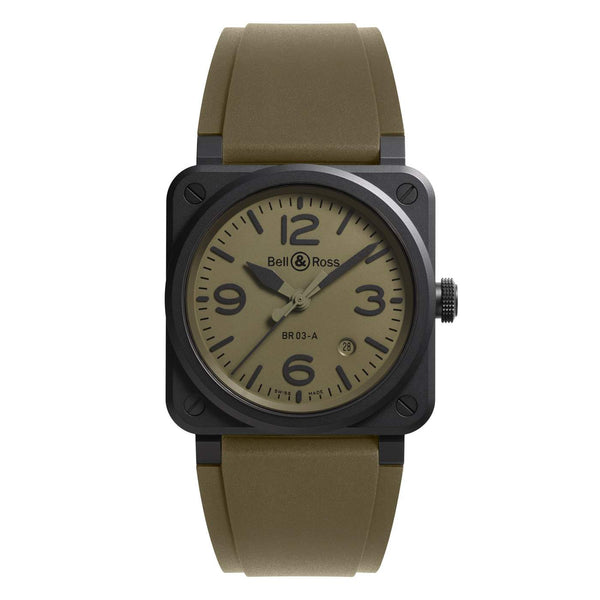 Bell & Ross BR-03 Military Ceramic 41mm Automatic Watch