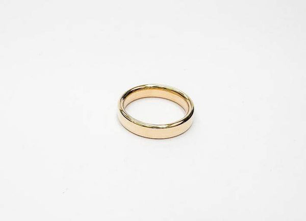 14K Yellow Gold European Fully Round Comfort Fit Band. (Size 6 ) Provident Jewelery