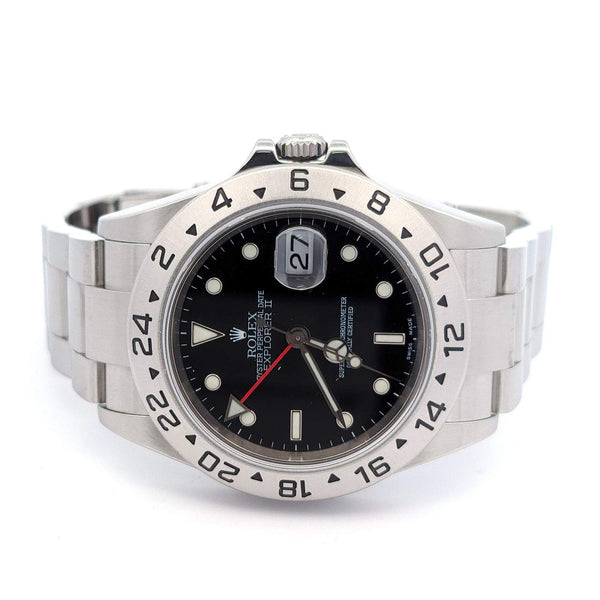 Rolex Stainless Steel Explorer II Provident Jewelery