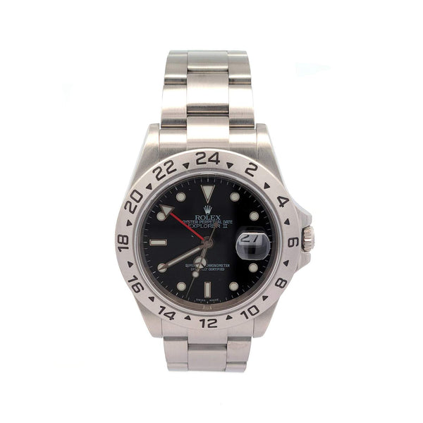Rolex Stainless Steel Explorer II Provident Jewelery