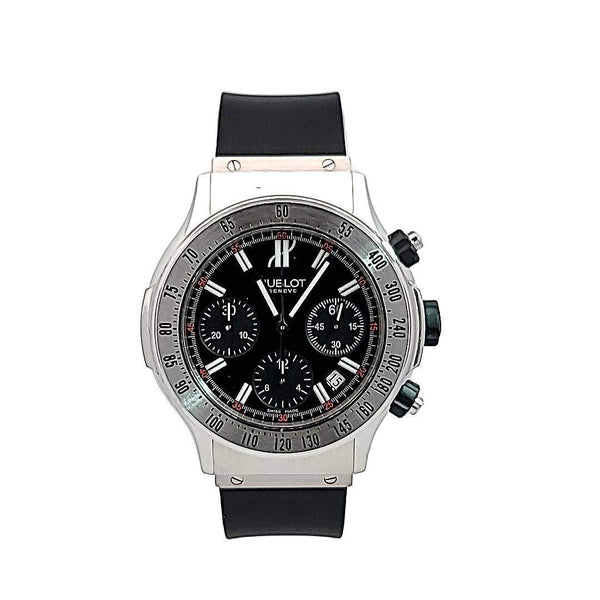 Hublot Super B Chronograph Watch 42mm, Automatic, Exhibition Case Back, Rubber Bracelet, Deployant buckle SuperB 1921.1/721364 Provident Jewelery