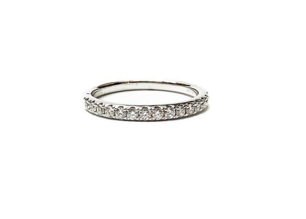 14K White Gold Diamond Band Provident Jewelery