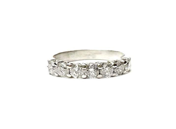14kt White Gold 1.00ct Seven-Diamond Band