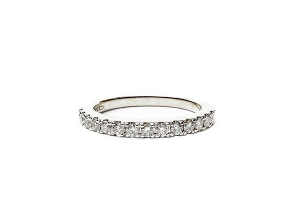 18K White Gold ~.45ctw Diamond Band