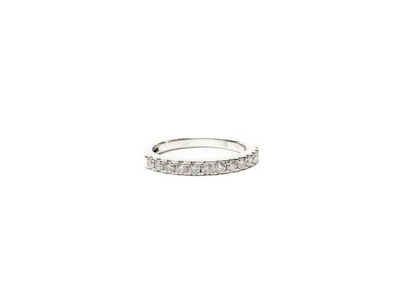 18K White Gold ~.45ctw Diamond Band Provident Jewelery