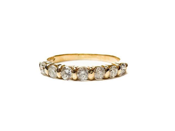 14K Yellow Gold Diamond  Band Provident Jewelery
