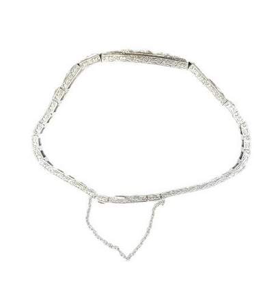 Platinum Art Deco Diamond Bracelet