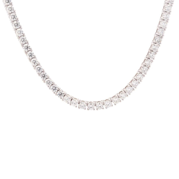 14kt White Gold Diamond Tennis Necklace