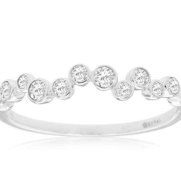 Diamond "Bubble Style" Band