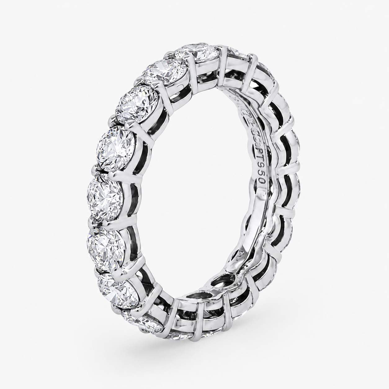 Tiffany & Co. Platinum Diamond Eternity Band