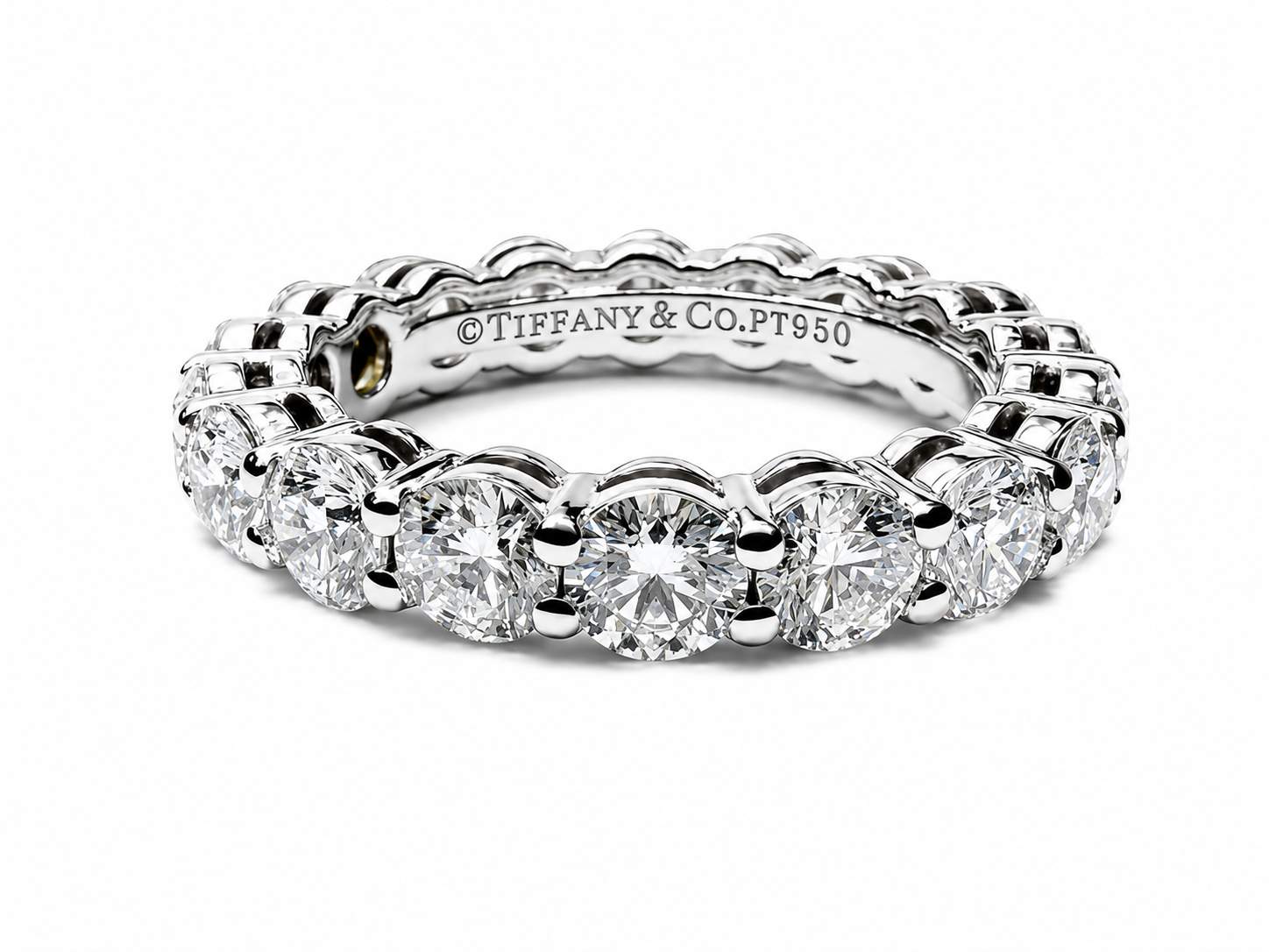 Tiffany & Co. Platinum Diamond Eternity Band