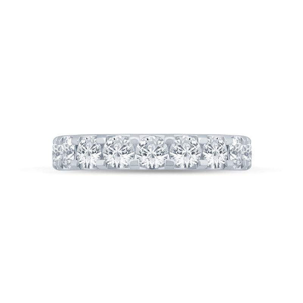 14K White Gold  ~2.00ctw Diamond Prong Set Band