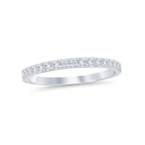 14kt White Gold 0.25ct Diamond Band