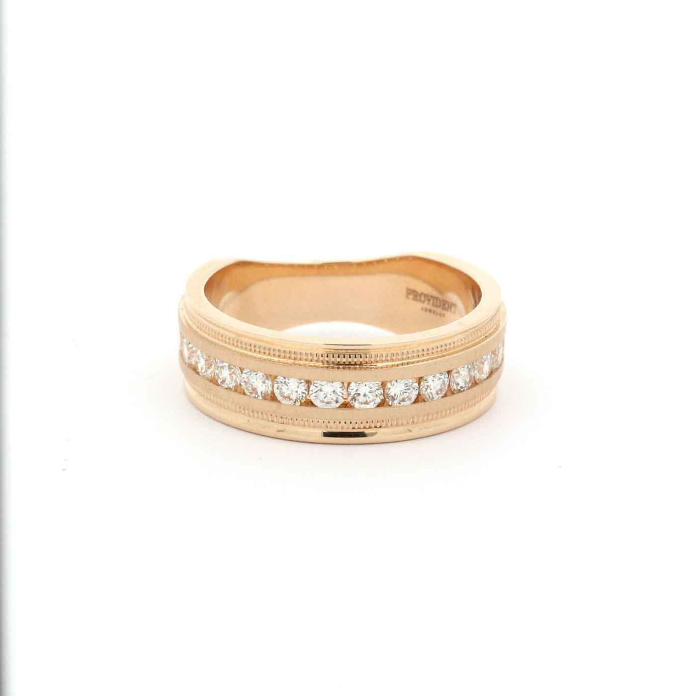 14kt Yellow Gold 1.00ct Diamond Channel-Set Band