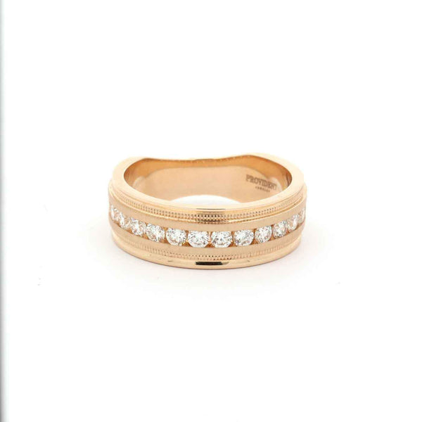 14kt Yellow Gold 1.00ct Diamond Channel-Set Band