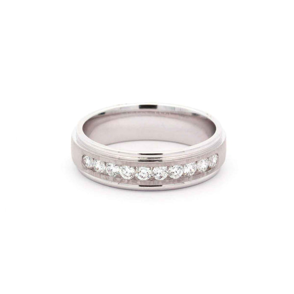14kt White Gold 0.50ct Diamond Channel-Set Band
