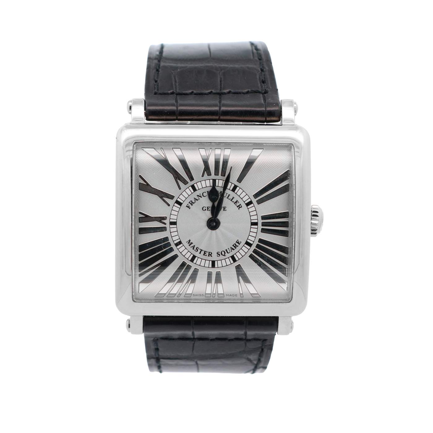 Franck Muller Watch Master Square Relief, M Size White Gold Provident Jewelery