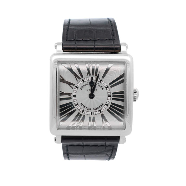 Franck Muller Watch Master Square Relief, M Size White Gold
