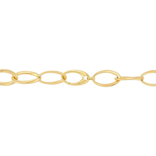 14K  Oval Links Necklace Provident Jewelery