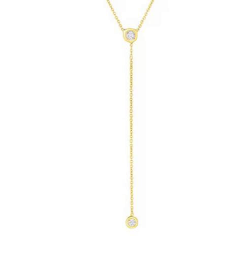Roberto Coin 18K  'Y' Necklace