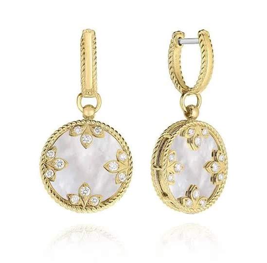 Roberto Coin 18K Yellow Gold Venetian Medallions Drop Earrings