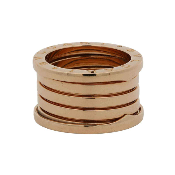 18K Yellow Gold BVGLARI BZero1 Ring, Size 6.5