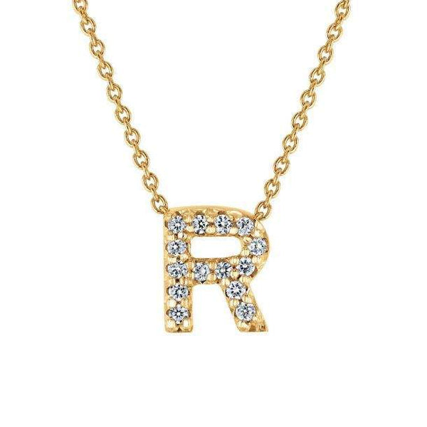 Roberto Coin 18K Love Letter 'R' Necklace
