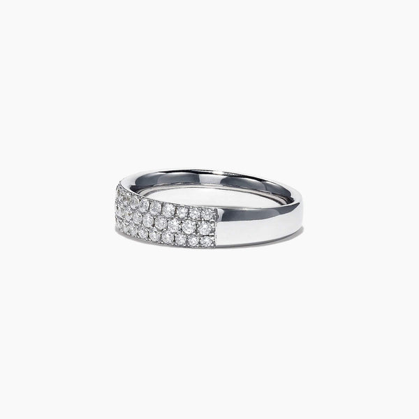 14kt Yellow Gold 0.76ct Three-Row Diamond Band
