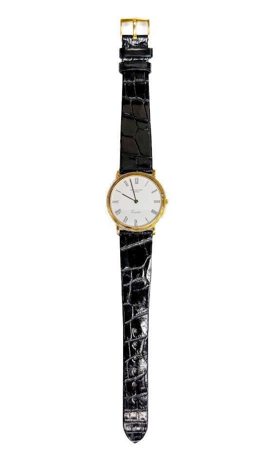 Pre-Owned Patek Philippe Calatrava 18kt Yellow Gold Quartz Watch