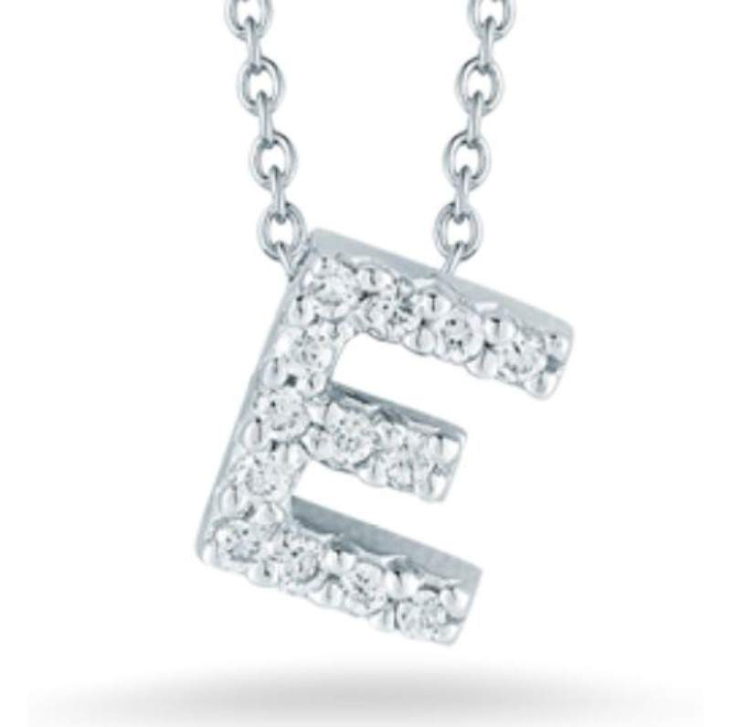 Roberto Coin 18K Love Letter "E"