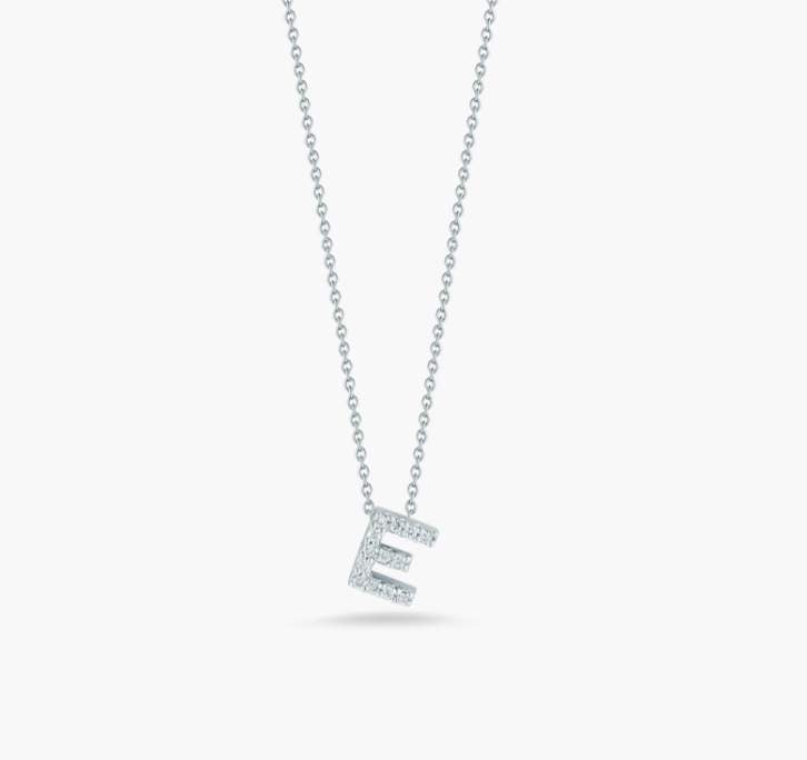 Roberto Coin 18K Love Letter "E"