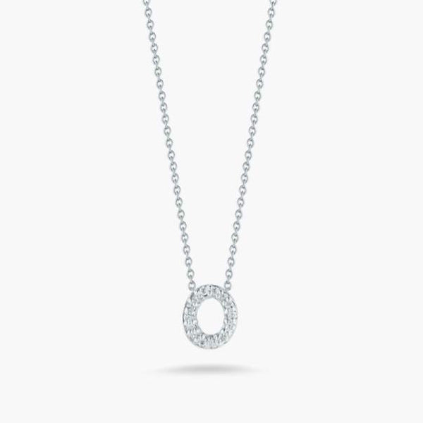 Roberto Coin Diamond Love Letter "O"